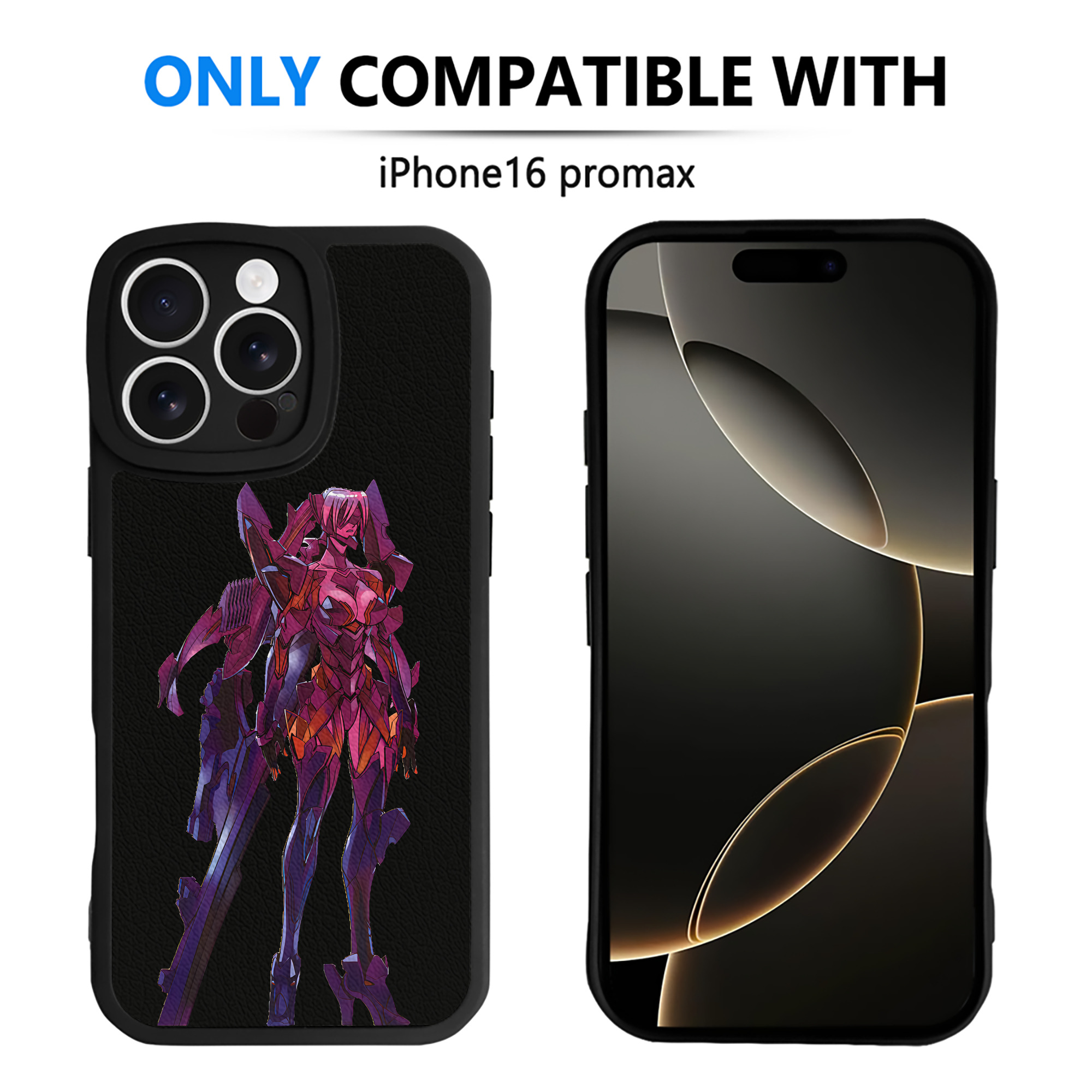 （画像用） EVA 新世紀エヴァンゲリオン 【iPhone 16シリーズ対応】シリコンスマホケース（レザー調） 材質：シリコン
